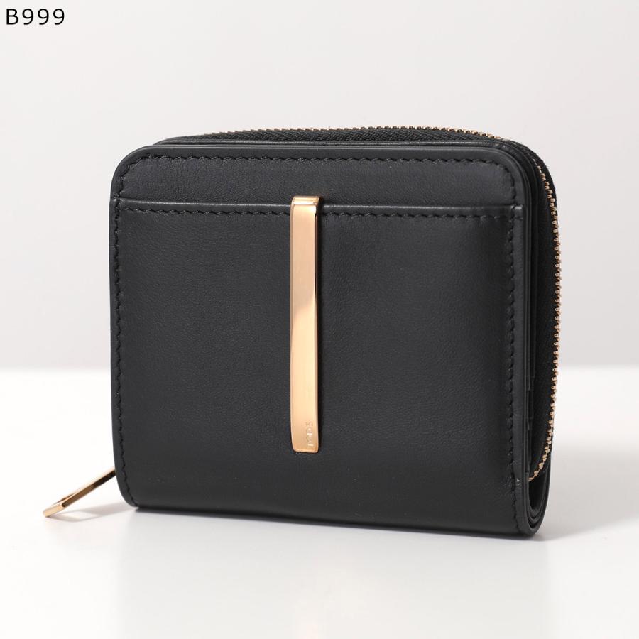 tod's トッズ 二つ折り財布 ゴールド パイソン型押し レザー ミニ財布 tod's トッズ 二つ折り財布 ゴールド パイソン型押し レザー ミニ財布