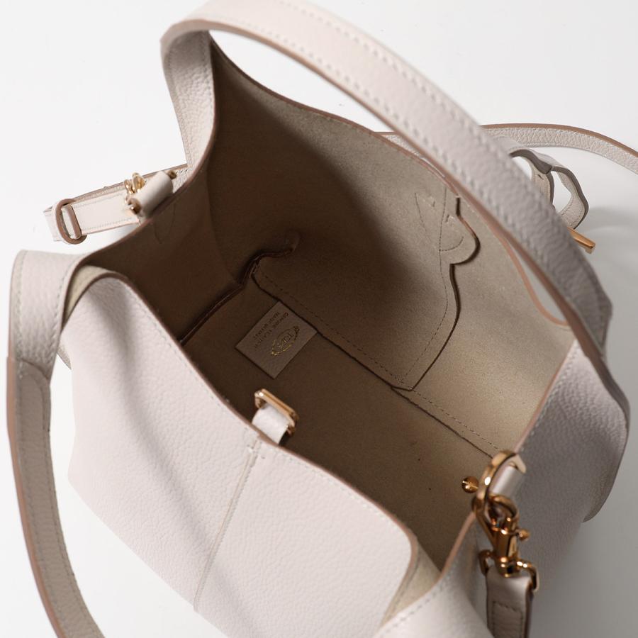 TOD’S トッズ ダブルTリング ショルダーバッグ ハンド 白 タイムレス TOD'S トッズ ダブルTリング ショルダーバッグ ハンド 白 タイムレス
