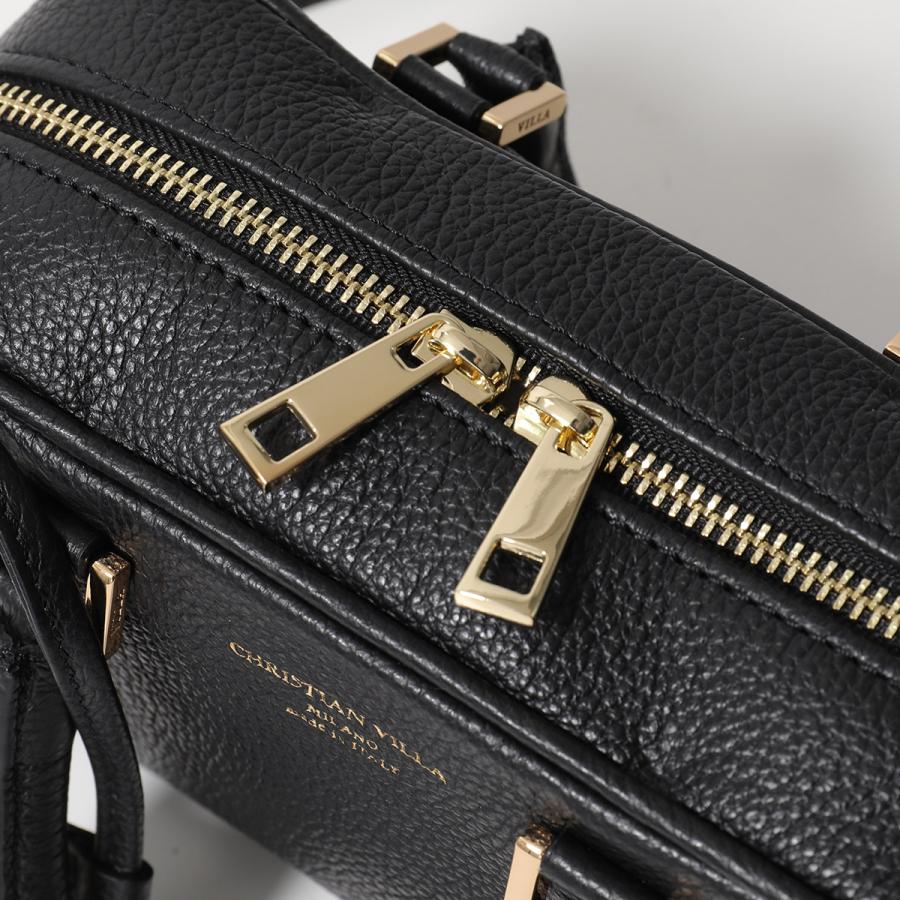 CHRISTIAN VILLA ショルダーボストンバッグ　キーチャーム付き CHRISTIAN VILLA（クリスチャンヴィラ） ショルダーバッグ+バッグ