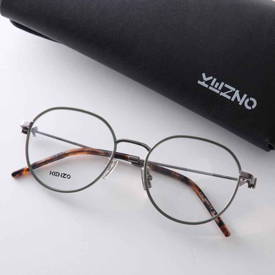 KENZO ケンゾー メガネ KZ50154U メンズ ボストン型 メタルフレーム 