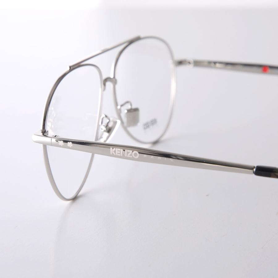 KENZO（ケンゾー） メガネ KZ50190U メンズ ティアドロップ型 メタル