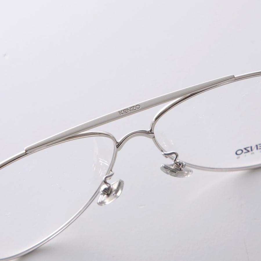 KENZO（ケンゾー） メガネ KZ50190U メンズ ティアドロップ型 メタル