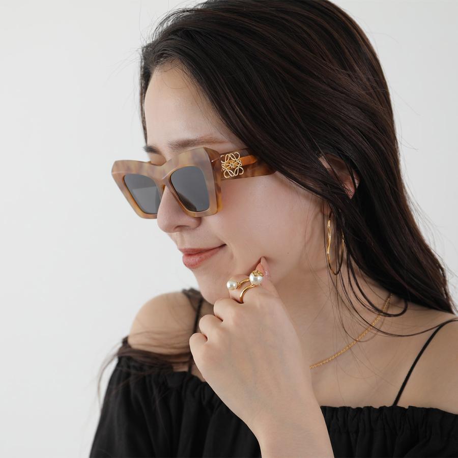 LOEWE（ロエベ） サングラス LW40036I レディース フォックス型 セル