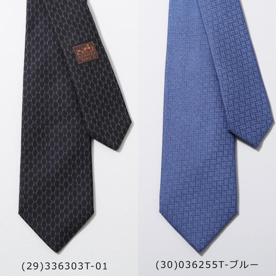 t*y様 HERMES エルメス ネクタイ シルク ブルー H刺繍 フランス製 HERMES（エルメス） ネクタイ TIE メンズ フランス製 シルク H柄
