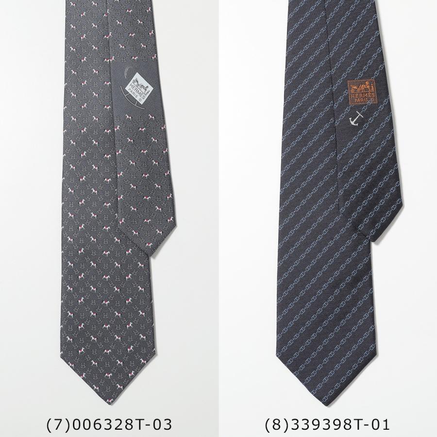 HERMES（エルメス） ネクタイ TIE メンズ フランス製 シルク H柄