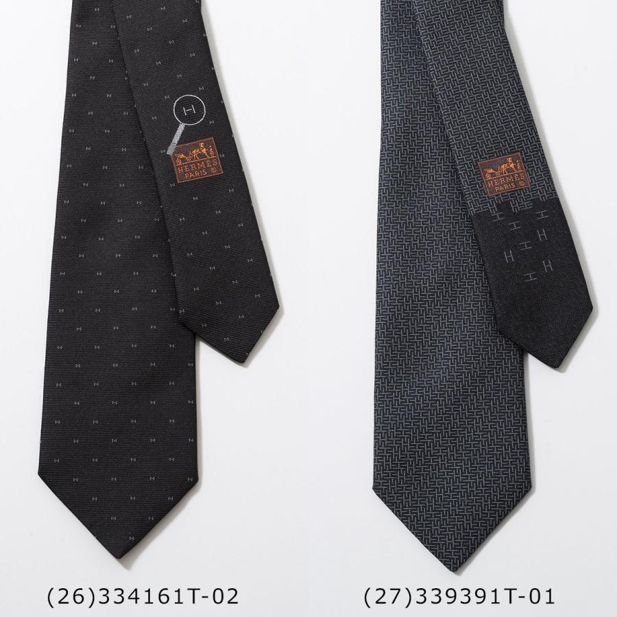 HERMES（エルメス） ネクタイ TIE メンズ フランス製 シルク H柄