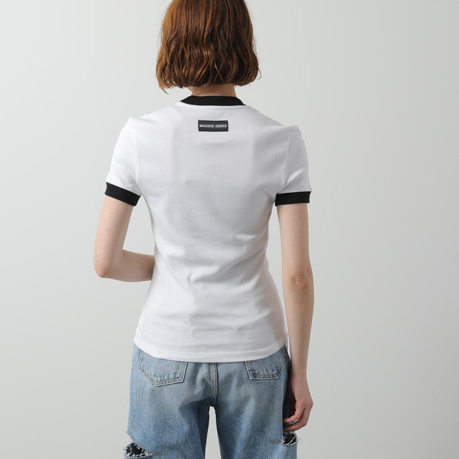 MARINE SERRE Marine Serre マリーン セル Tシャツ Moon Logo MARINE SERRE Marine Serre マリーン セル Tシャツ Moon Logo