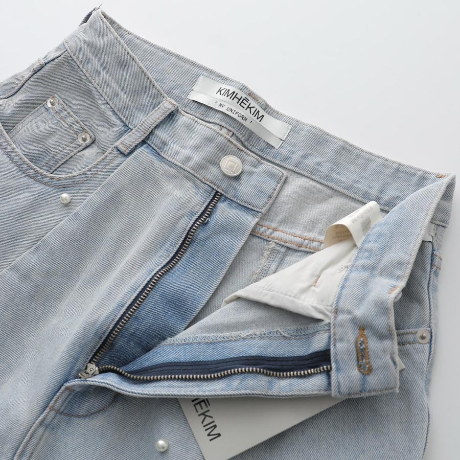KIMHEKIM キムヘキム パール デニム ジーンズ パンツ 楽天市場】KIMHEKIM キムヘキム ジーンズ PS25-JN01-SB
