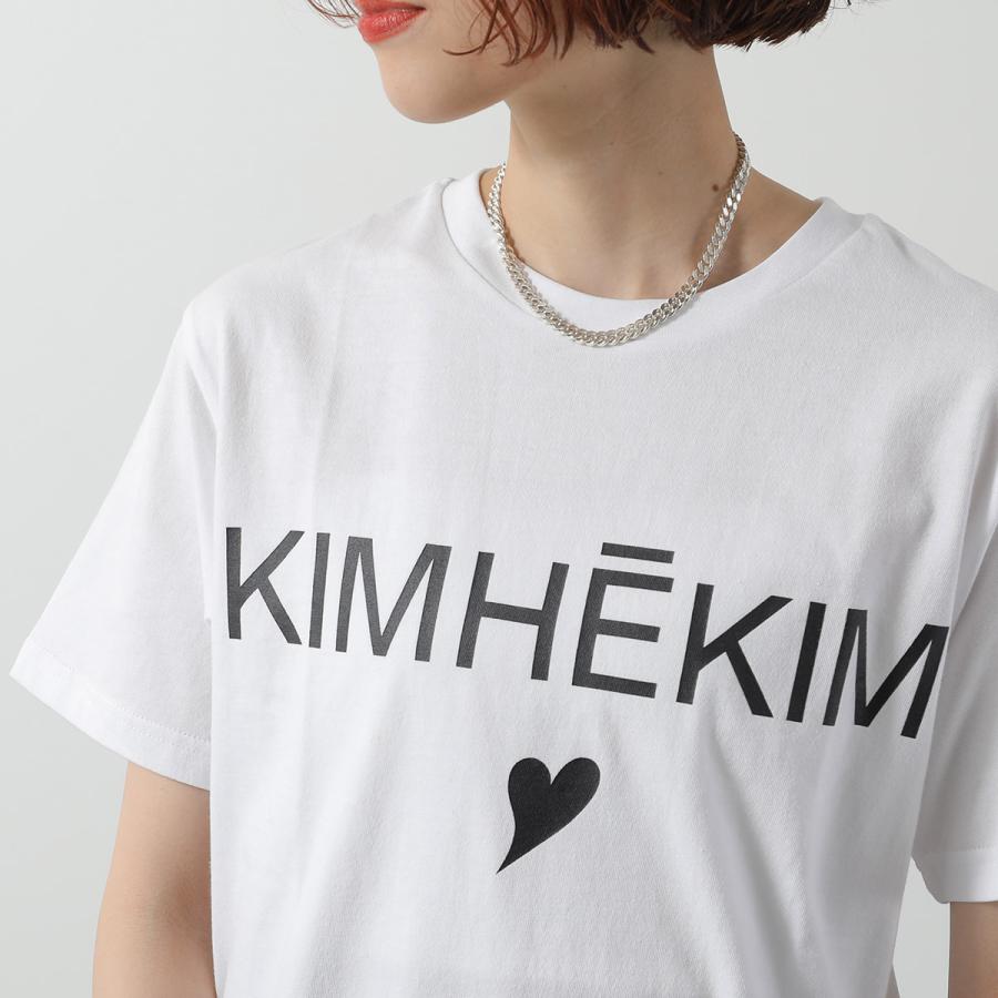 【定価22,760円】KIMHEKIM HEART T-SHIRT 本日限定値下 KIMHEKIM - キムヘキム】 HEART PATCH T-SHIRT / BLACK/PINK(Tシャツ