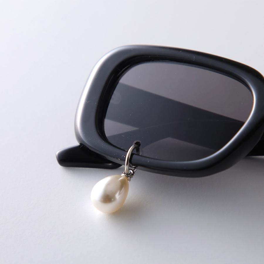 KIMHEKIM キムヘキム サングラス PEARL TEAR SQUARE SUNGLASSES
