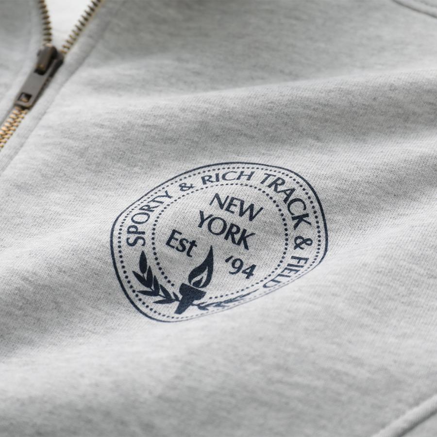 SPORTY & RICH ハーフジップアップ スウェット XL SPORTY&RICH