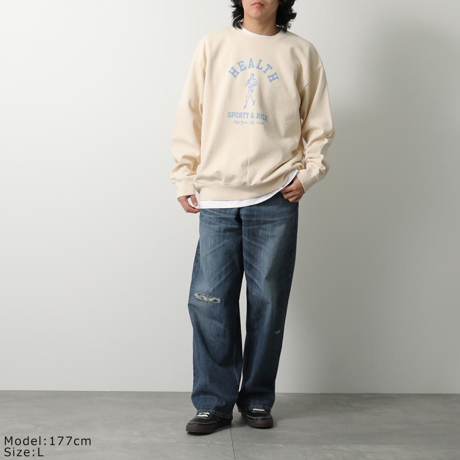 Sporty & Rich ニューヘルス クルーネック スウェット トレーナー Sporty & Rich ニューヘルス クルーネック スウェット