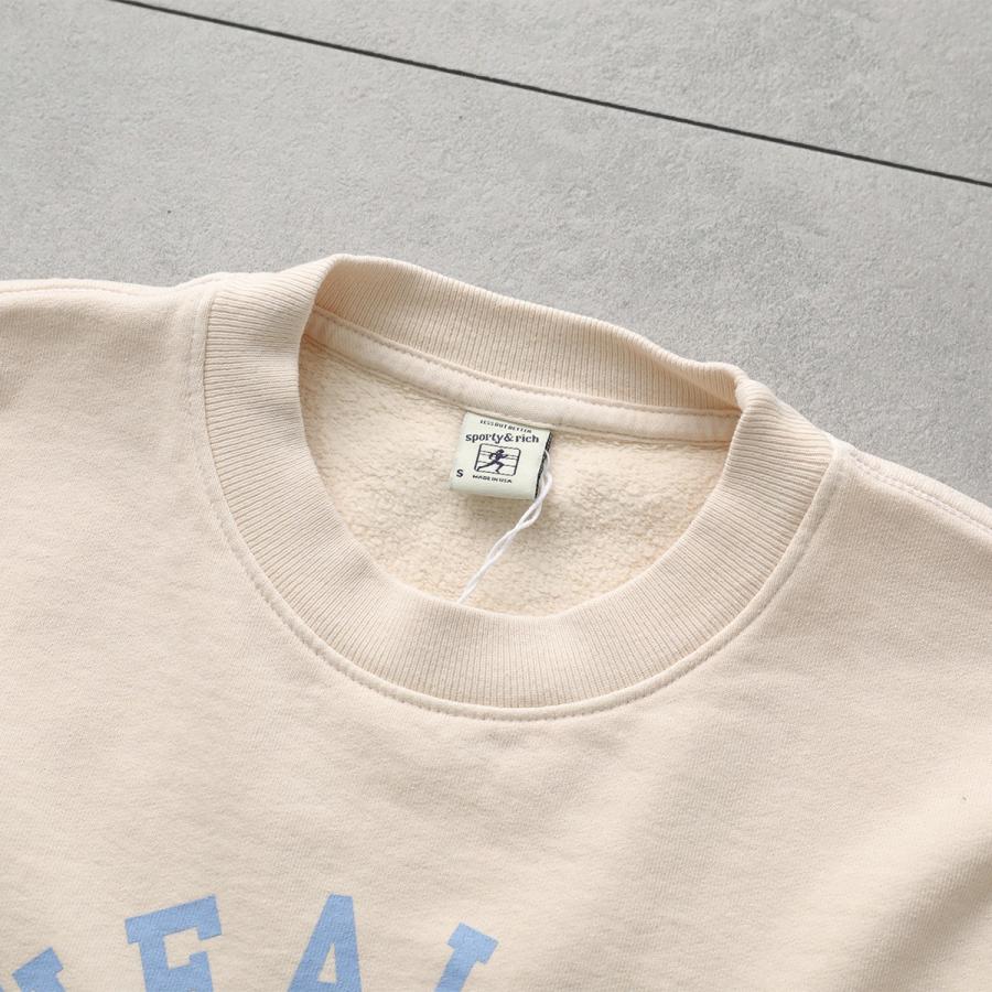 【SPORTY＆RICH】クルーネックスウェット SPORTY&RICH スポーティアンドリッチ トレーナー CRAW2348 レディース