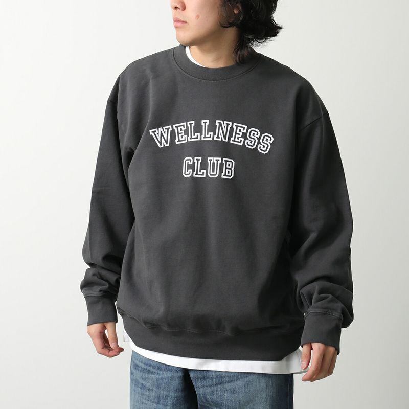 SPORTY&amp;RICH スウェット　ブラック　S  黒 Sporty & Rich - SRWC Logo Sweatshirt | HBX