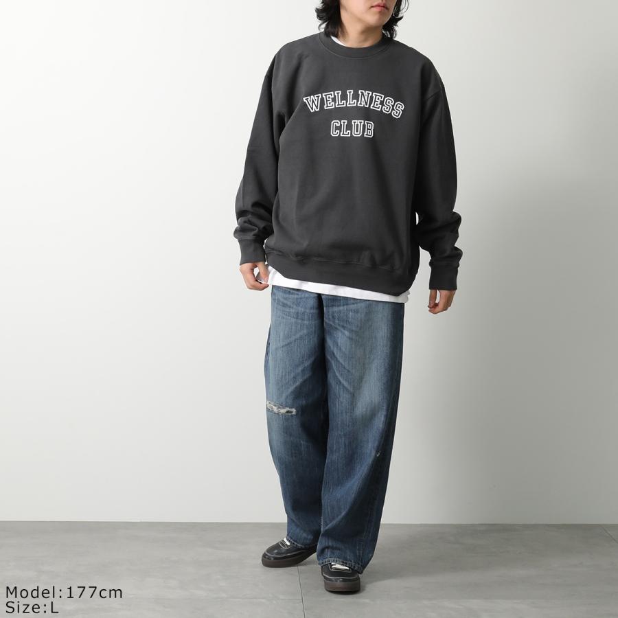 SPORTY&amp;RICH スウェット　ブラック　S  黒 Sporty & Rich - SRWC Logo Sweatshirt | HBX