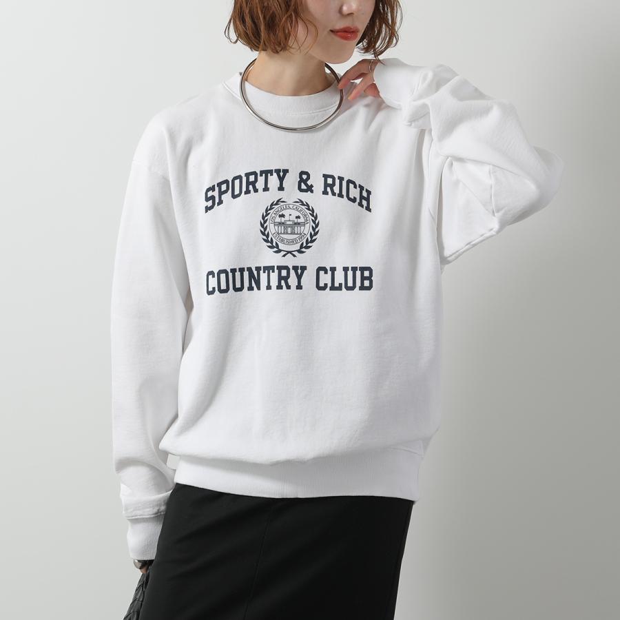 SPORTY&RICH ロゴスウェット Sporty and Rich ロゴスウェット オレンジ