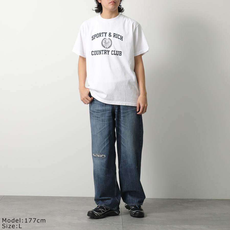 SPORTY&RICH スポーティアンドリッチ Tシャツ TSAW2382 メンズ 半袖