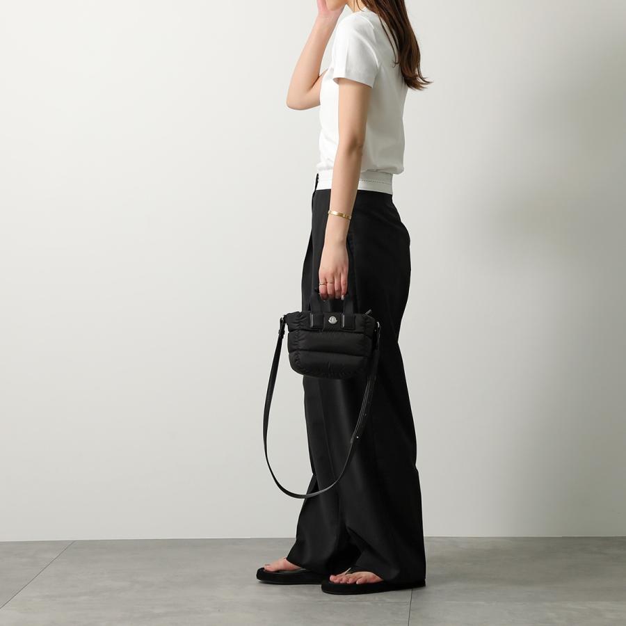 美品15万。MONCLER　モンクレール　CARADOC MINI トートバッグ Black Mini Caradoc Tote Bag - Bags & Small Accessories for Women