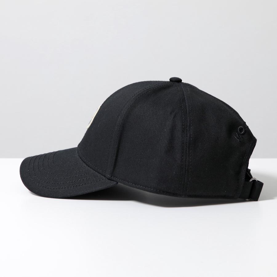 〔美品〕モンクレール　ブラック　立体ロゴ　キャップ　5K28 MONCLER（モンクレール） ベースボールキャップ BASEBALL CAP 3B00043
