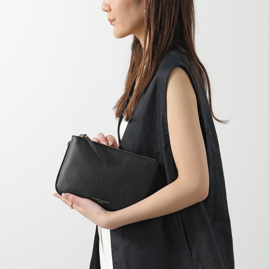 極美品　ジャンニキャリーニ　リバーシブル　フリーダ　ショルダーバッグ　黒　調整可 GIANNI CHIARINI（ジャンニ キアリーニ） ショルダーバッグ FRIDA