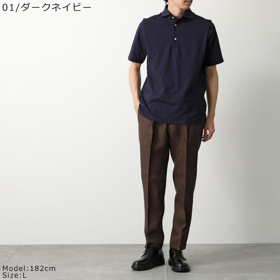 GIANNETTO ジャンネット ポロシャツ VENICE メンズ 半袖 鹿の子