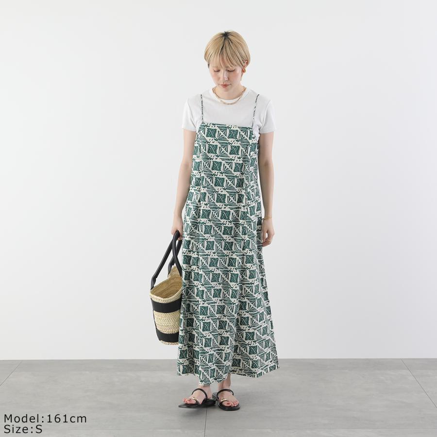 Sara mallika サラマリカ ワンピース Cotton Poplin Print Cami