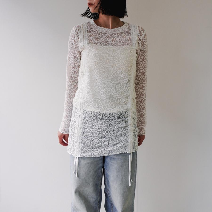 MONiLE モニーレ ブラウス 002739 レディース レース メッシュ 