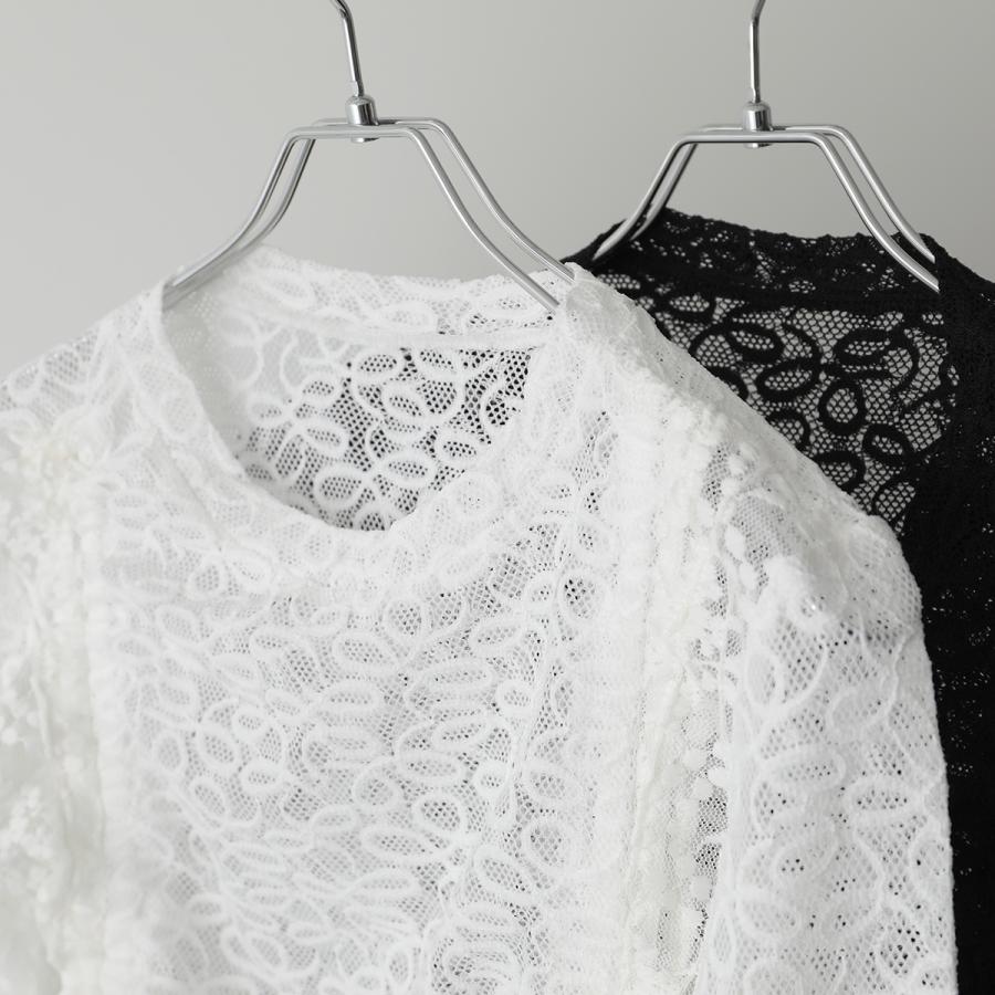 MONiLE モニーレ ブラウス 002739 レディース レース メッシュ 