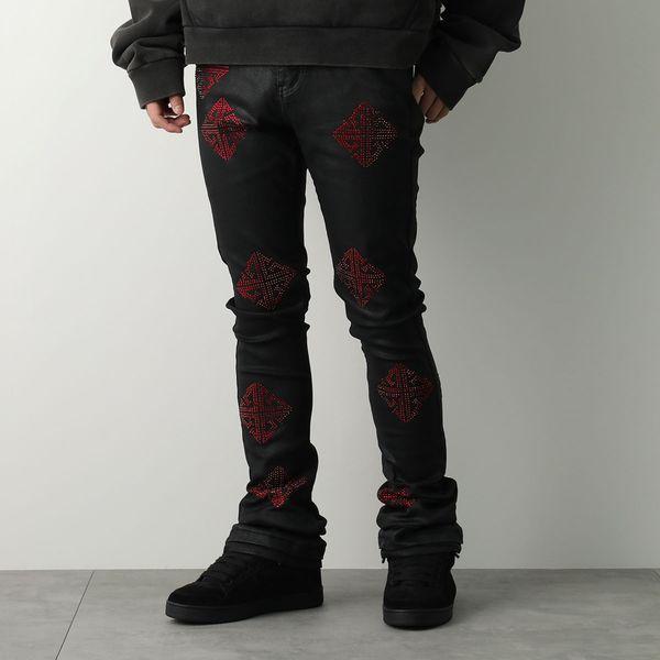 GUAPI グアピ ジーンズ Obsidian Black Icon Embellished Denim V2