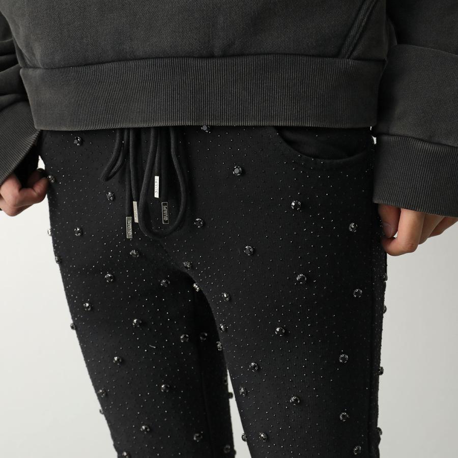GUAPI グアピ スウェットパンツ Obsidian Black Embellished GUAPI グアピ スウェットパンツ Obsidian Black Embellished