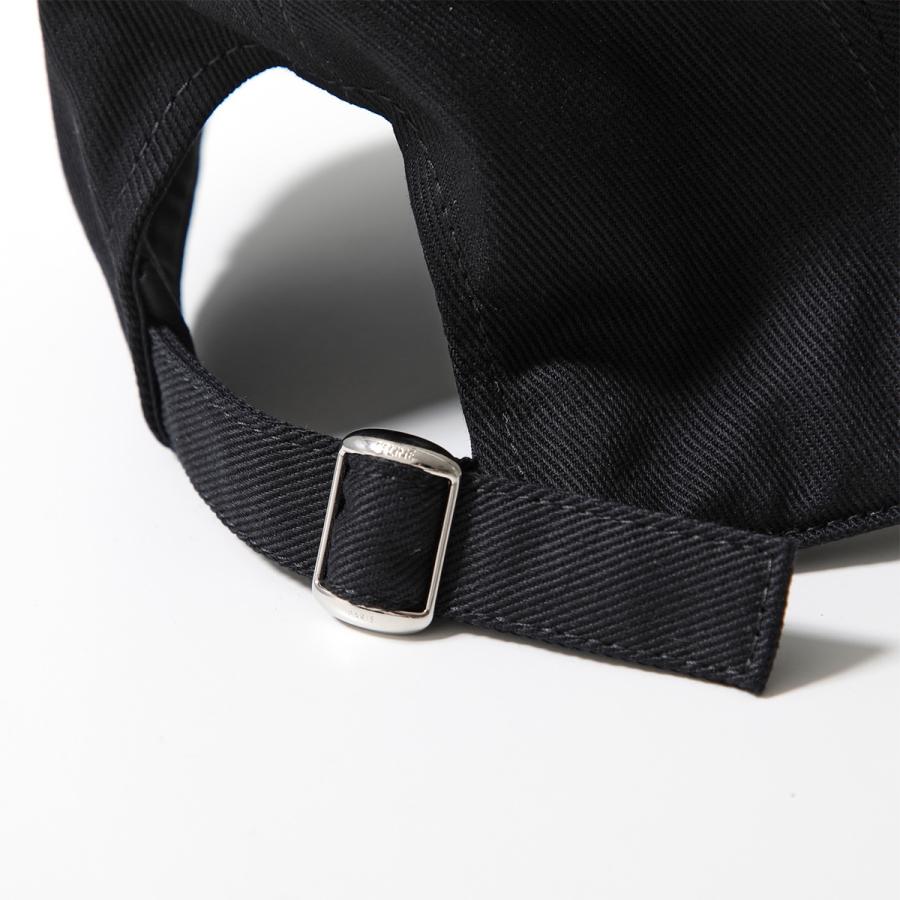 CELINE セリーヌ ベースボールキャップ AA06FD038.38NO メンズ トリオンフパッチ コットン混紡 6パネル 帽子 ブラックの画像