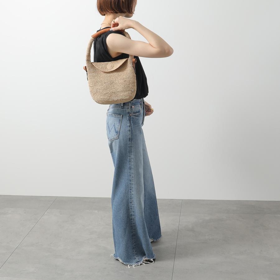 美品 HELEN KAMINSKI ラフィア×レザー ショルダーバッグ Helen Kaminski（ヘレンカミンスキー） かごバッグ YALA MINI SAC