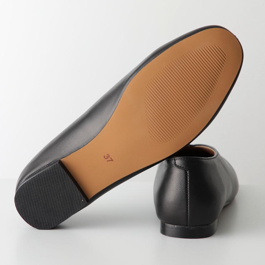 【美品】 REMME ブラックレザー パンプス Vカット 37 美品】REMMEレメ レザーパンプス Vカット ブラック37 - メルカリ