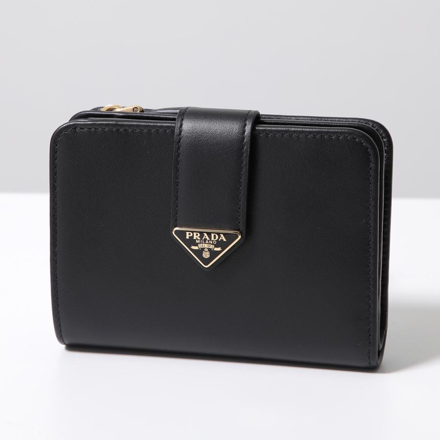 PRADA プラダ 二つ折り財布 1ML018 2CNP レディース レザー ミニ PRADA プラダ 二つ折り財布 1ML018 2CNP レディース レザー ミニ