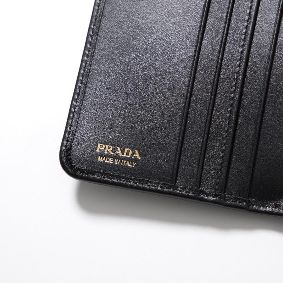 PRADA プラダ 二つ折り財布 1ML018 2CNP レディース レザー ミニ PRADA プラダ 二つ折り財布 1ML018 2CNP レディース レザー ミニ