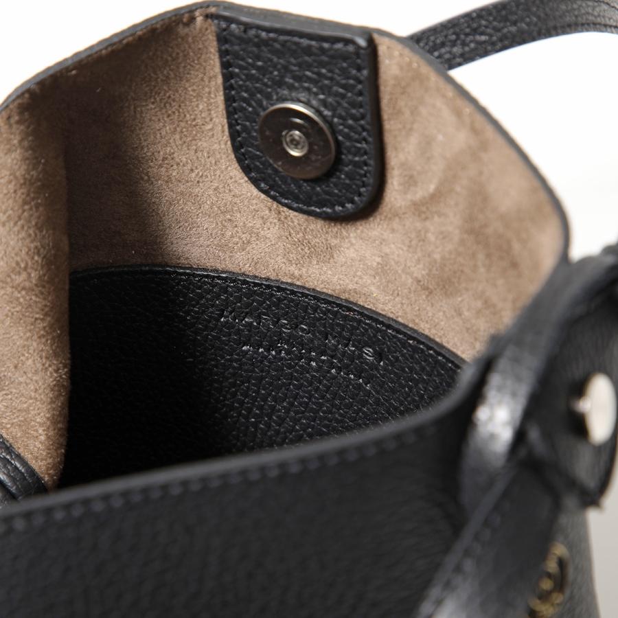 【美品】MARCO MASI　ハンドバッグ　本革　スウェード×ラメ　ブラウン 美品】MARCO MASI ハンドバッグ 本革 スウェード×ラメ ブラウン