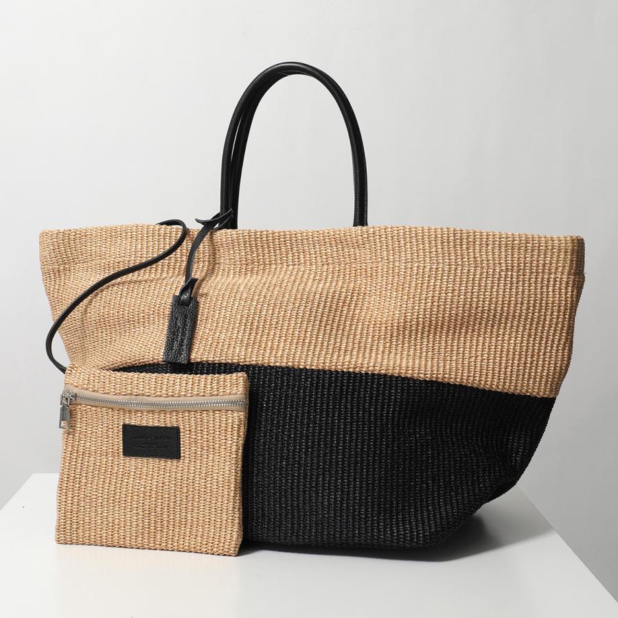 ☆ MARCO MASI☆ カゴバッグ トートバッグ MARCO MASI マルコマージ カゴバッグ(M) BK/WH | ITAL STYLE WEAR
