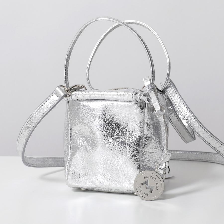 【極美品】MARCO MASI ショルダーバッグ　シルバー MARCO MASI（マルコマージ） ショルダーバッグ BAG MINI レディース