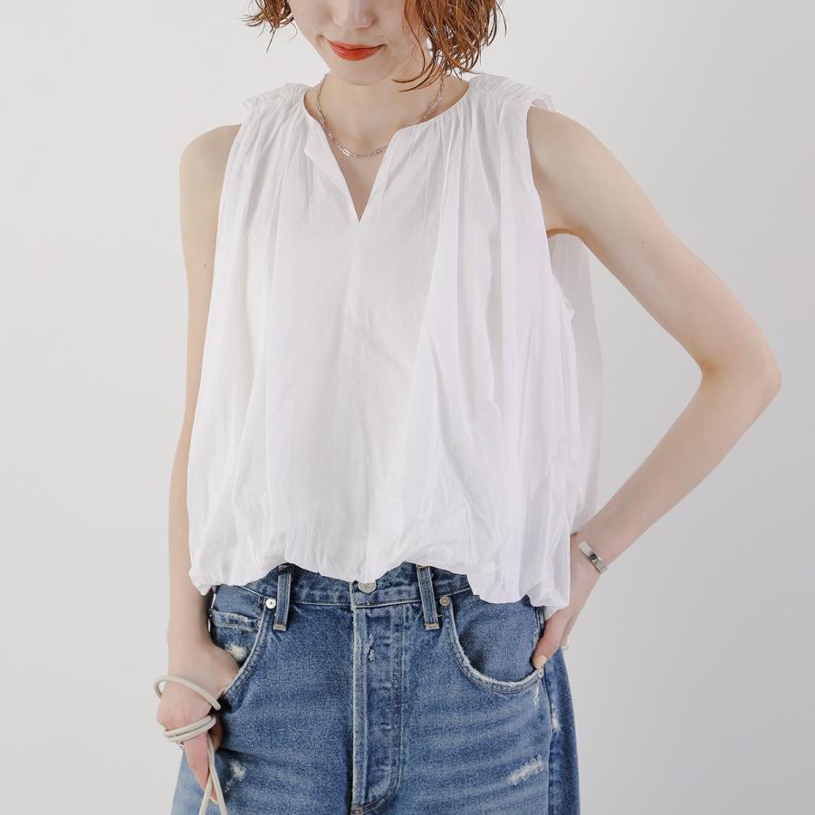 ne Quittez pas ヌキテパ ブラウス COTTON ORGANZA BALLOON TOP ne Quittez pas ヌキテパ ブラウス COTTON ORGANZA BALLOON TOP