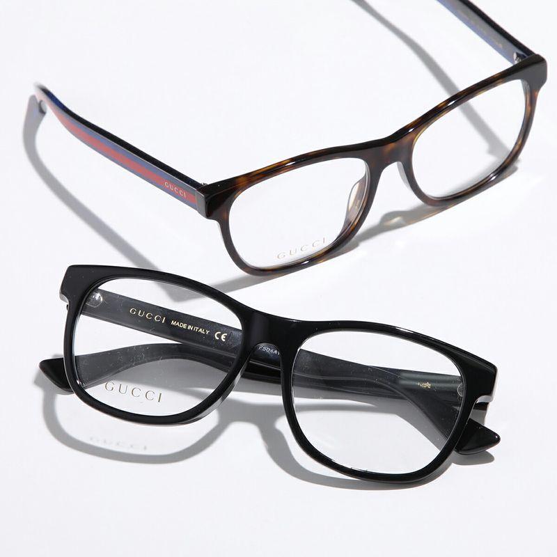 GUCCI（グッチ） メガネ GG0004OA メンズ ウェリントン型 アジアン 