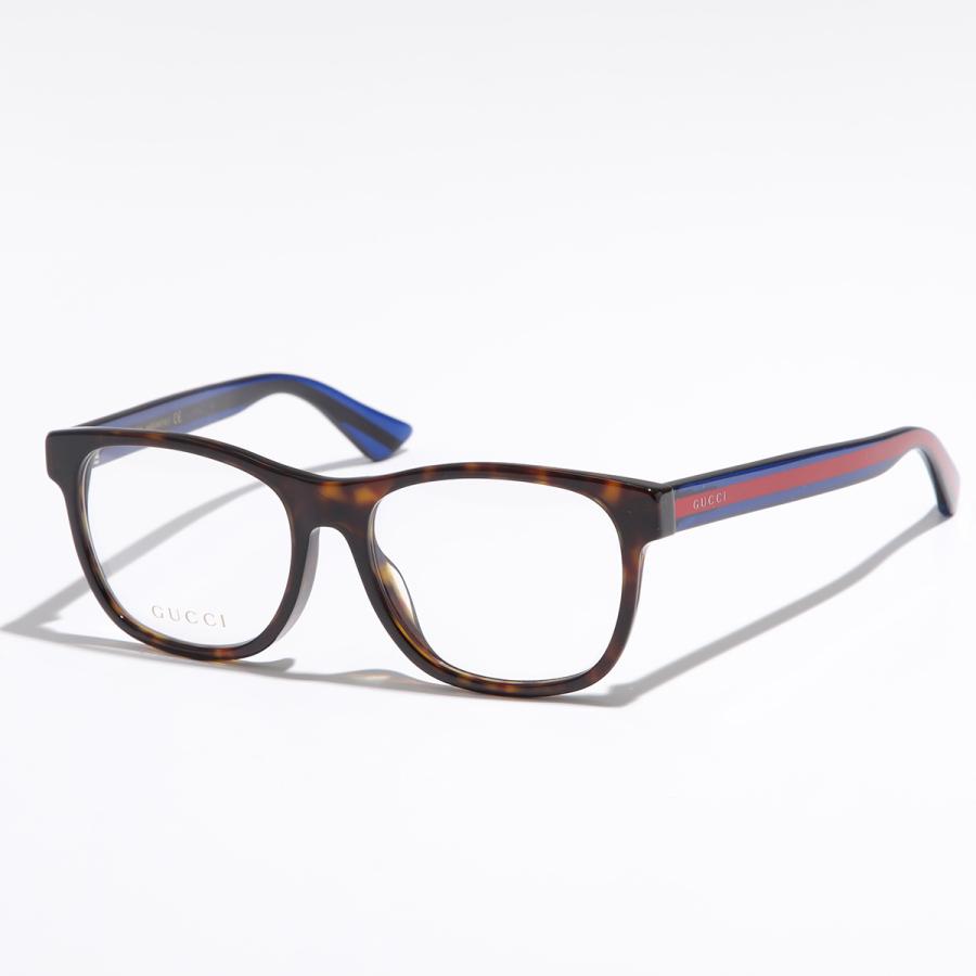 GUCCI（グッチ） メガネ GG0004OA メンズ ウェリントン型 アジアン