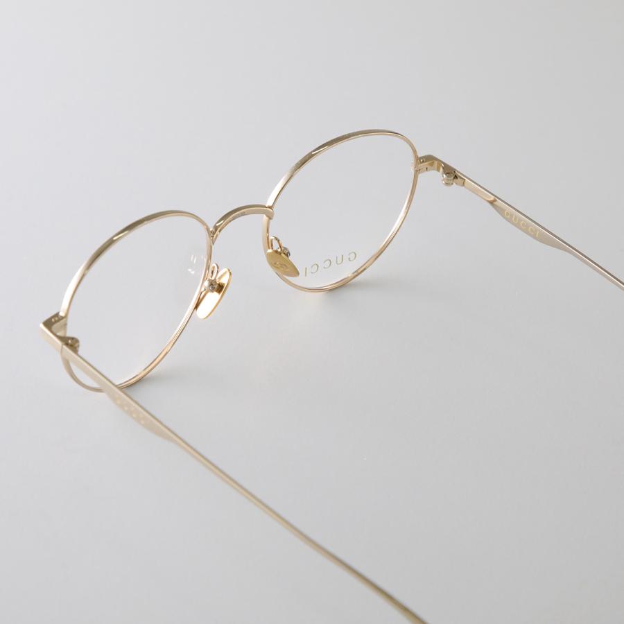 GUCCI（グッチ） メガネ GG0337O メンズ ボストン型 メタルフレーム 細