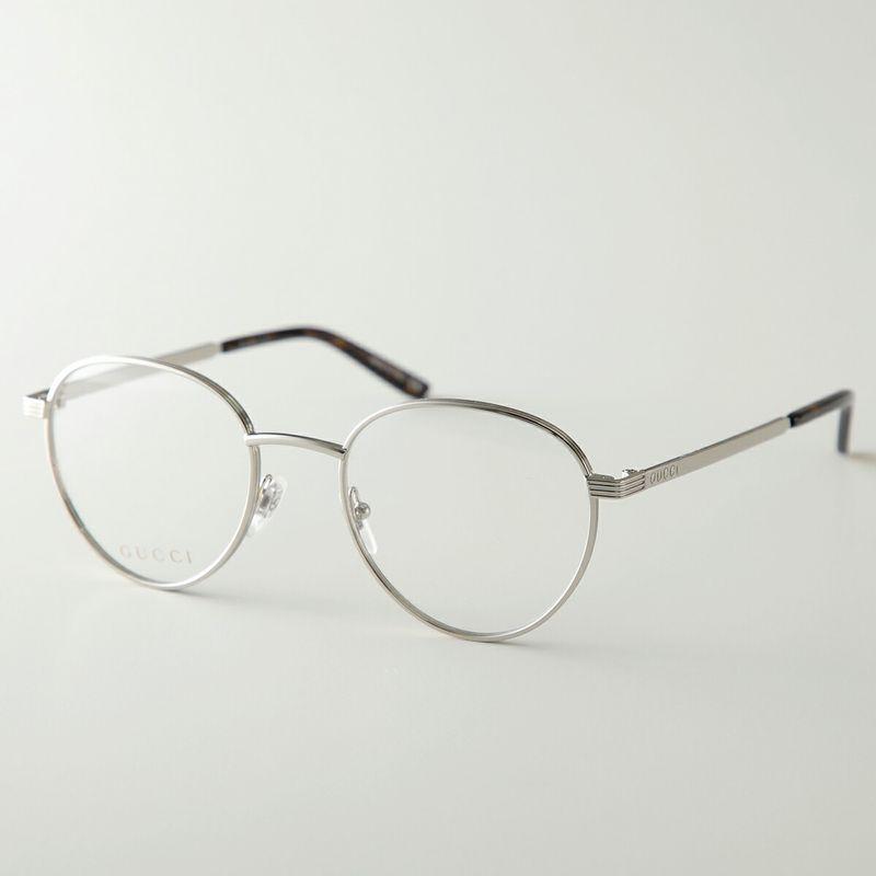 GUCCI（グッチ） メガネ GG0942O メンズ ボストン型 メタルフレーム 細