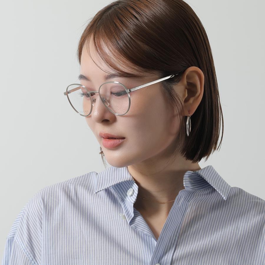 GUCCI（グッチ） メガネ GG0942O メンズ ボストン型 メタルフレーム 細