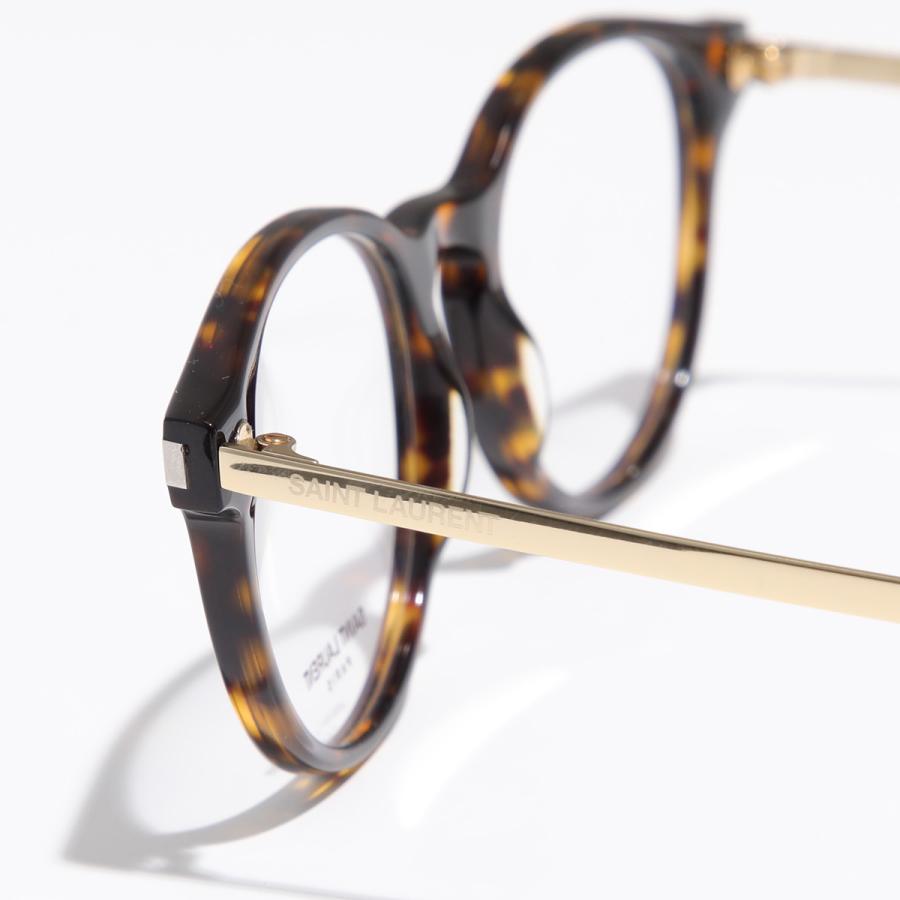 SAINT LAURENT サンローラン メガネ SL 25 メンズ ボストン型 セル