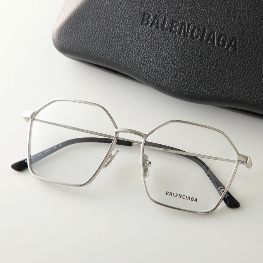 BALENCIAGA（バレンシアガ） メガネ BB0198O メンズ ポリゴン型 メタル