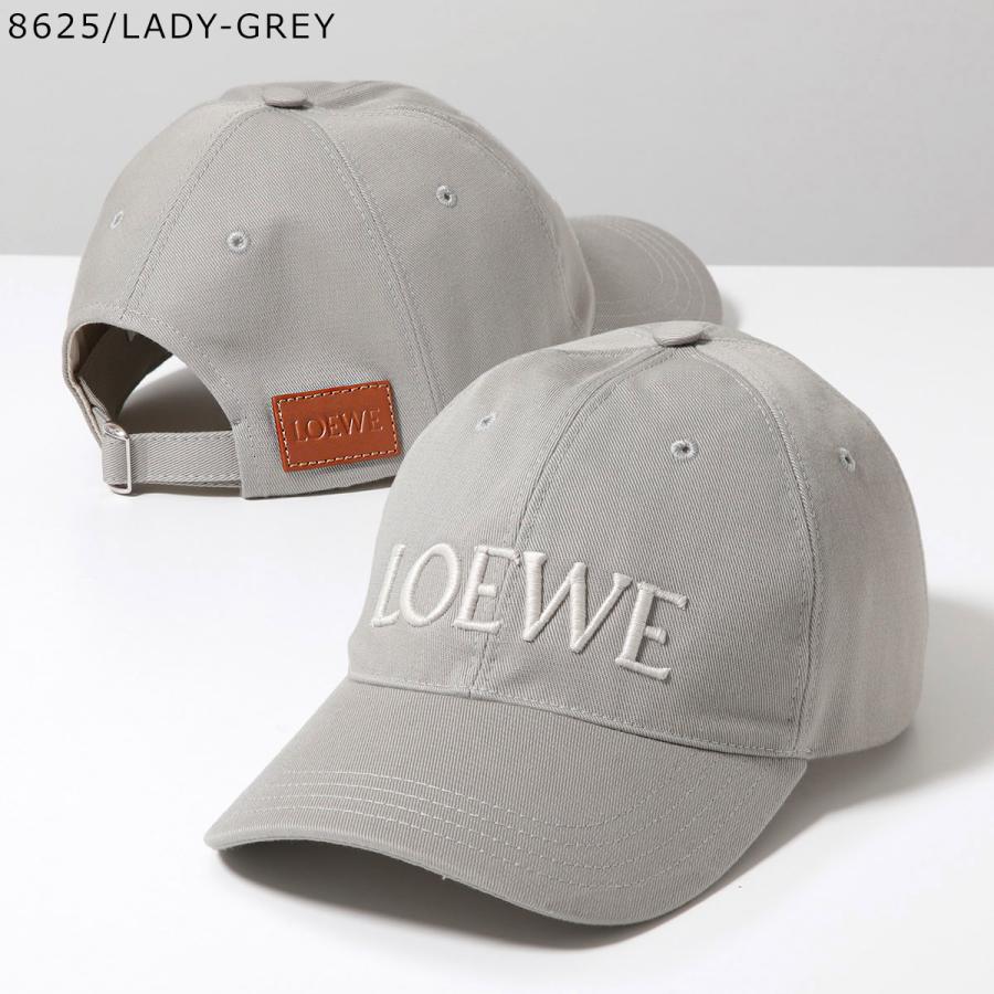 LOEWE ロエベ　ベースボールキャップ　グレー　ベージュ　Mサイズ LOEWE（ロエベ） キャップ K820358X36 K820358X68 レディース コットン