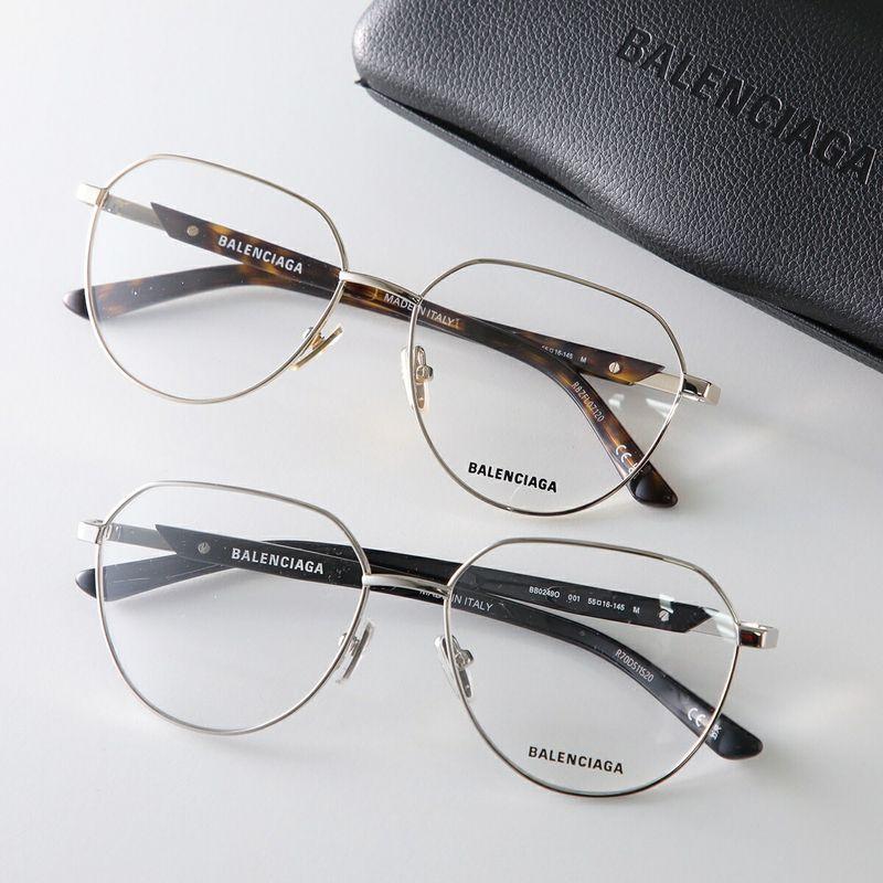 BALENCIAGA（バレンシアガ） メガネ BB0249O メンズ ラウンド型