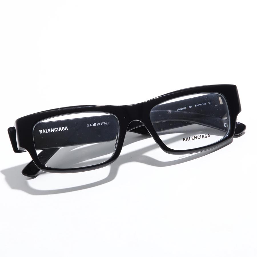 BALENCIAGA（バレンシアガ） メガネ BB0265O メンズ スクエア型