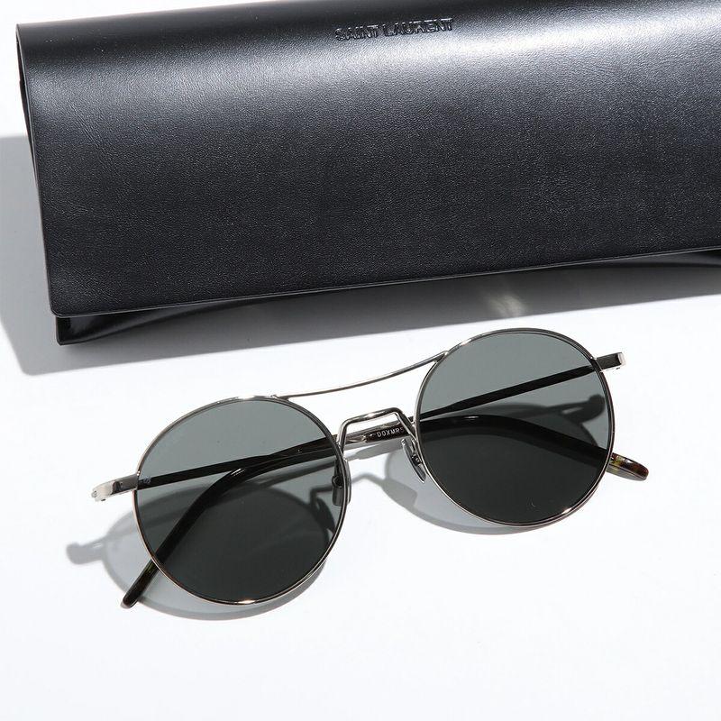 SAINT LAURENT サンローラン サングラス SL 421 メンズ ラウンド型